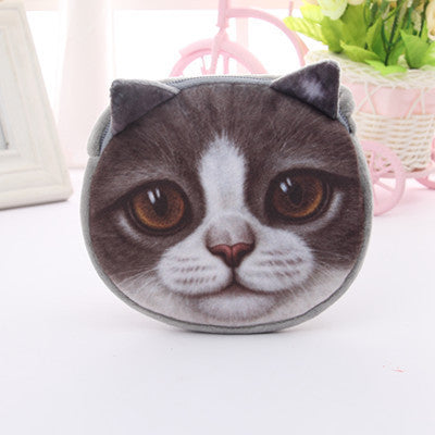 3D cute Women  Fashion Handbags Small Animal Cat Dog Printed Girls Mochila Bags Crossbody Bag Kids Satchel Bag 45