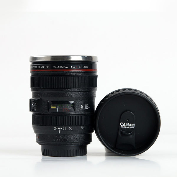 Camera Lens Mug Stainless Steel
