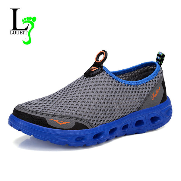 Men Shoes 2017 Fashion Brand Mesh Shoes High Quality Breathable Slip on Summer Casual Shoes