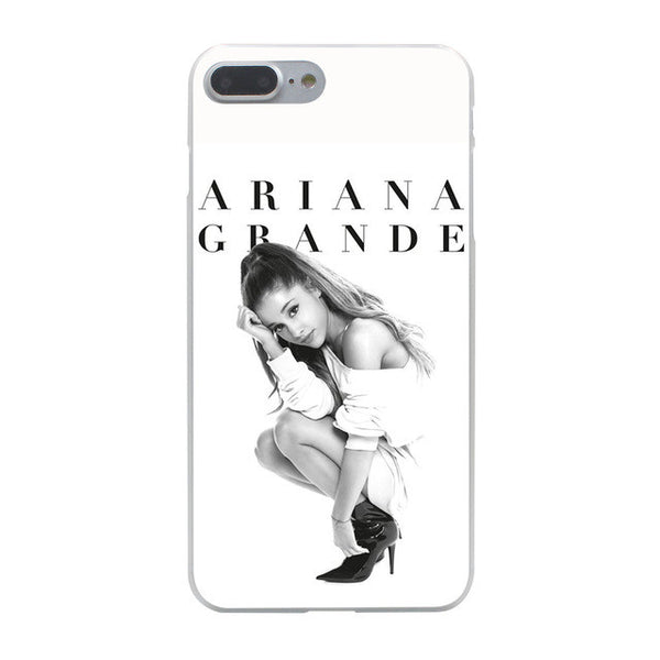 Cat Ar Ariana Grande Hard Case Transparent for iPhone 7 7 Plus 6 6s Plus 5 5S SE 5C 4 4S