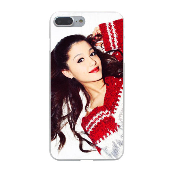 Cat Ar Ariana Grande Hard Case Transparent for iPhone 7 7 Plus 6 6s Plus 5 5S SE 5C 4 4S