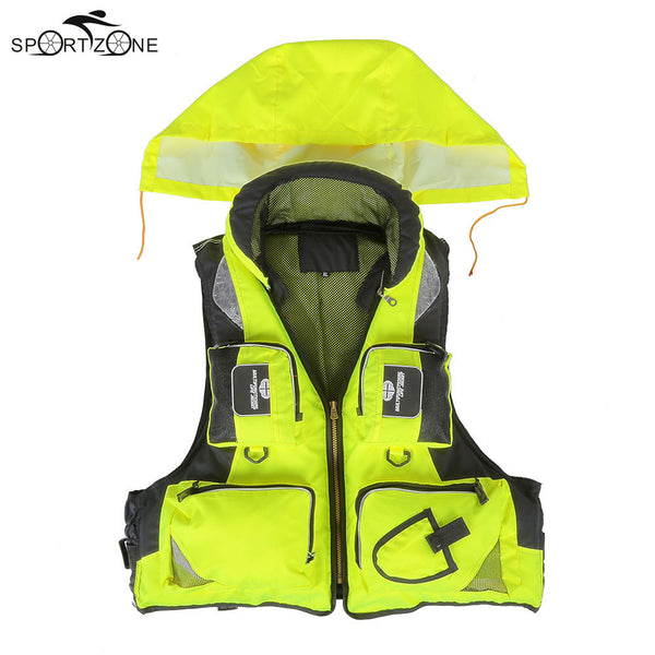 L-XXL Unisex Adult Fishing Life Jacket Outdoor Sport Safety Life Vest Survival Swimwear For Water Drifting Colete Salva-Vidas