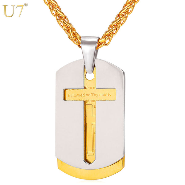 U7 Cross Necklaces Pendants