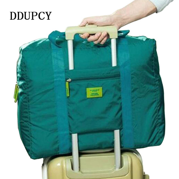 DDUPCY 2017 New Fashion Travel Pouch WaterProof Unisex Travel Handbags Women Luggage Travel Folding Bags 4 Colours Free Ship