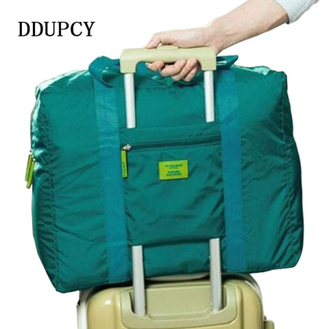 DDUPCY 2017 New Fashion Travel Pouch WaterProof Unisex Travel Handbags Women Luggage Travel Folding Bags 4 Colours Free Ship