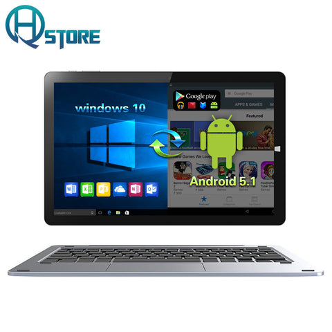 10.1" Chuwi Hi10 Pro Dual OS Tablet PC Quad Core Intel Z8350 Windows 10+Android 5.1 4G RAM 64G ROM IPS 1920*1200 Type-C 3.0 HDMI