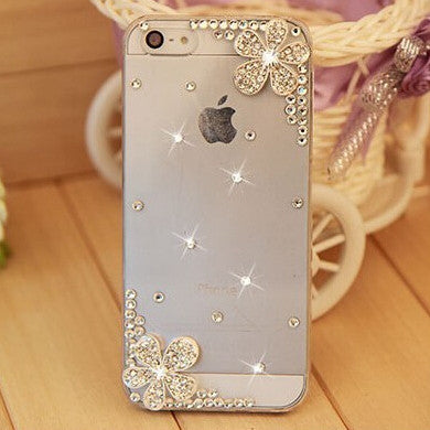 Rhinestone Case Cover For Apple Iphone 5 5S 4 4S se Iphone 6 6S Plus 7 7Plus ,Crystal Diamond Hard Back Mobile phone Case Cover