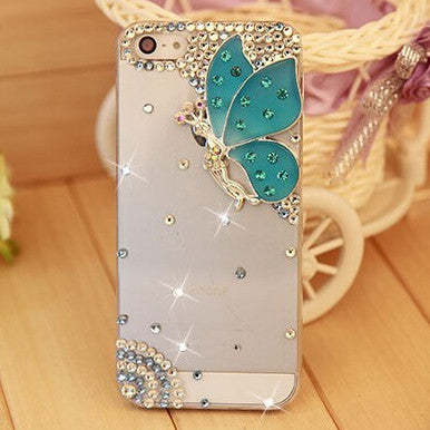 Rhinestone Case Cover For Apple Iphone 5 5S 4 4S se Iphone 6 6S Plus 7 7Plus ,Crystal Diamond Hard Back Mobile phone Case Cover