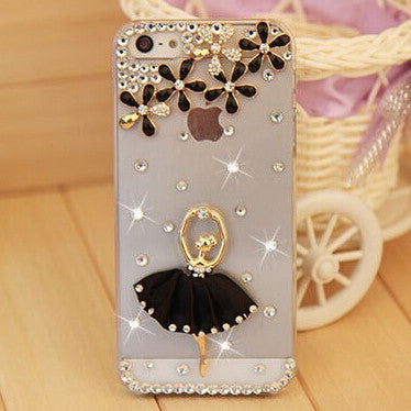 Rhinestone Case Cover For Apple Iphone 5 5S 4 4S se Iphone 6 6S Plus 7 7Plus ,Crystal Diamond Hard Back Mobile phone Case Cover