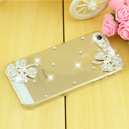 Rhinestone Case Cover For Apple Iphone 5 5S 4 4S se Iphone 6 6S Plus 7 7Plus ,Crystal Diamond Hard Back Mobile phone Case Cover