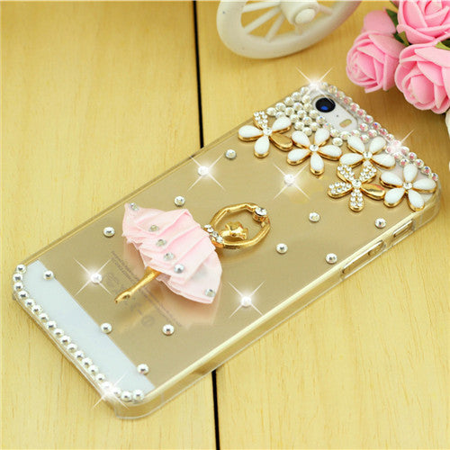 Rhinestone Case Cover For Apple Iphone 5 5S 4 4S se Iphone 6 6S Plus 7 7Plus ,Crystal Diamond Hard Back Mobile phone Case Cover