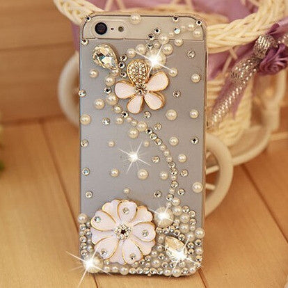 Rhinestone Case Cover For Apple Iphone 5 5S 4 4S se Iphone 6 6S Plus 7 7Plus ,Crystal Diamond Hard Back Mobile phone Case Cover