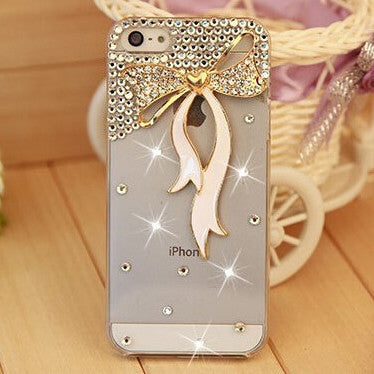 Rhinestone Case Cover For Apple Iphone 5 5S 4 4S se Iphone 6 6S Plus 7 7Plus ,Crystal Diamond Hard Back Mobile phone Case Cover