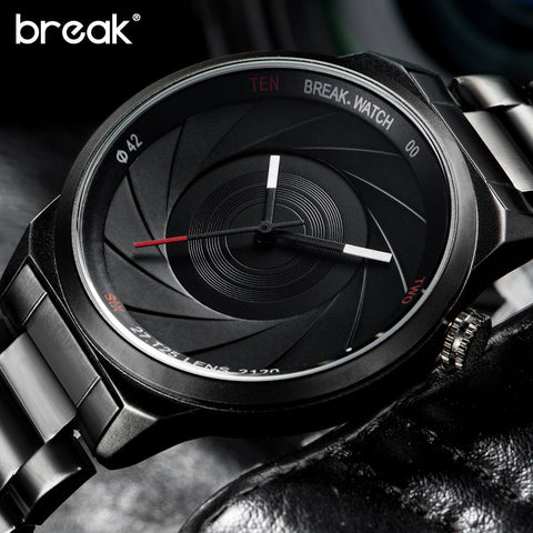 Break Unique Design Photographer Series Men Women Unisex Brand Wristwatches Sports Rubber Quartz Creative Casual Fashion Watches